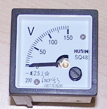 Ac 0 - 150VAC analog panel meter voltage voltmeter