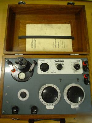 Cambridge portable potentiometer - type 442288 - vgc 