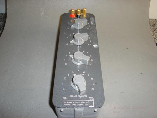 General radio 1432-u decade resistor