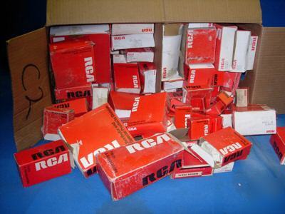 Lot over 250PCS mix vintage rca genuine parts retailbox