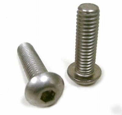 Stainless steel allen button head bolt 1/4-20 x 1/2