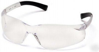 New 3 pyramex ztek clear impact rated safety glasses