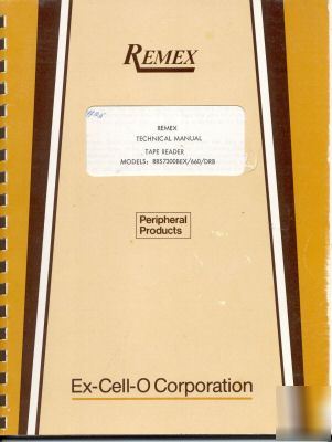 Remex RRS7300BEX 660/drb technical manual