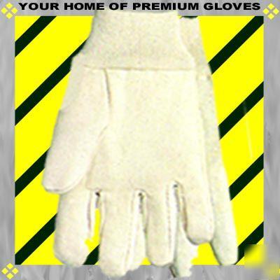 New 5 dz 100% cotton canvas work gloves to go n get lot