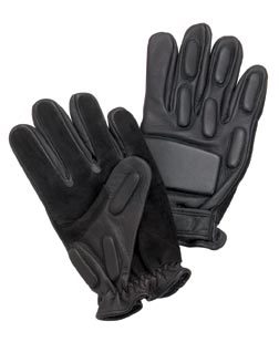 New full finger suede palm rappelling gloves size xl