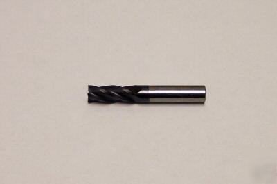 New - usa solid carbide tialn coated end mill 4FL 7/16