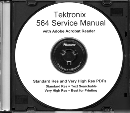 Tek 564 service/op manual 2 res +A3+A4+text searchable 