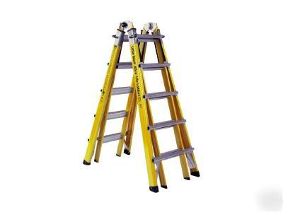 22 1A fiberglass little giant ladder & work platform