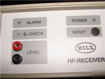 Bilz tapping/drilling broken tool alarm hf receiver