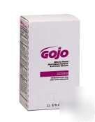 Gojo rich pink antibacterial soap refills 4/cs goj 7220