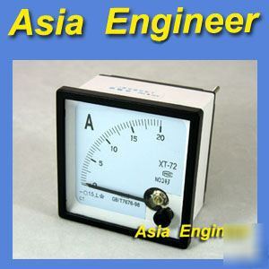 New brand analog amp panel meter + shunt dc 20A