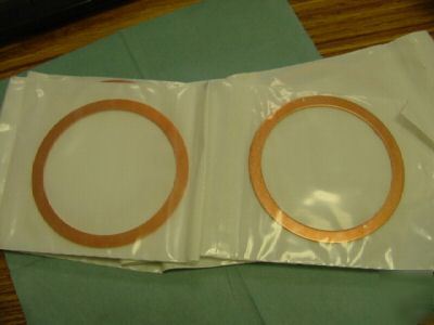 Package of varian fg-0600-ci gaskets for conflat, 10 <