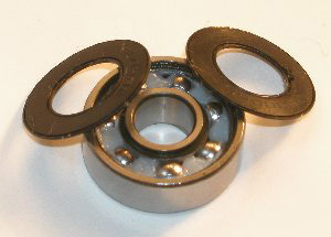 16 skate bearing 608-RS1 8X22X7 ceramic ball bearings