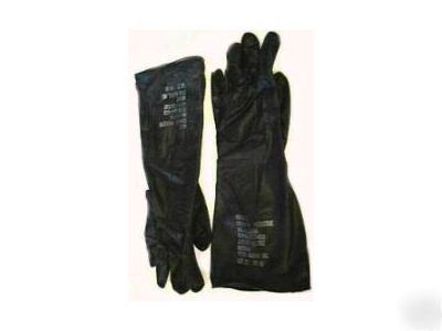 20 lot pair british military protective rubber gloves *