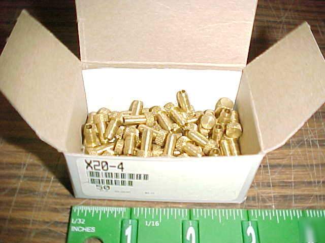 New parker brass plugs for 1/4