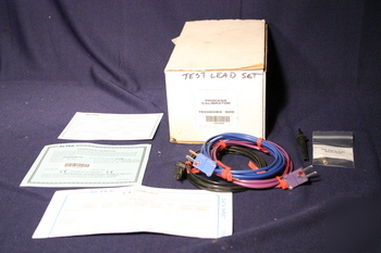 Techchek 820 process calibrator test lead set *3* leads