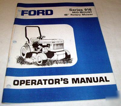 Ford 916 series mid mount 48