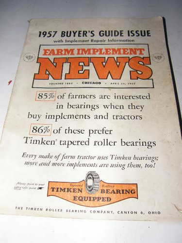 Implement & tractor red book 1957 power farm equipment