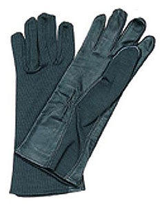 Military spec leather flight gloves black size 7 small