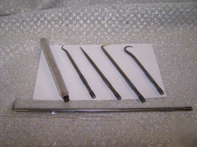 Probe & positioners 6 piece set with handle magnet tip