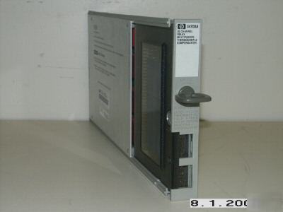 Hp 44708A 20 channel relay multiplexer for hp 3852/3A.