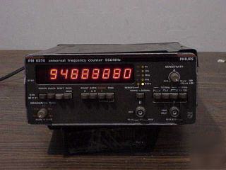 Philips #6674 universal frequency counter