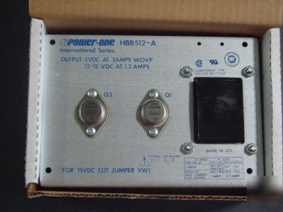 Nw power one 12-15 vdc dual output power supply 