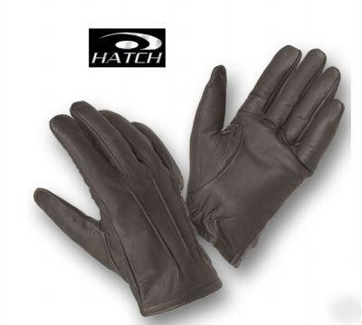 Hatch TLD40 leather dress lined search gloves medium