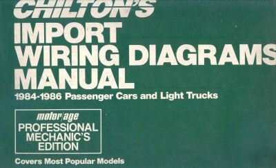 Chiltons import wiring diagrams for cars & light trucks