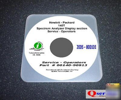 Hp 140T display section service - operators manual