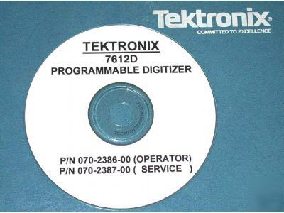 Tek 7612D service and operator manuals
