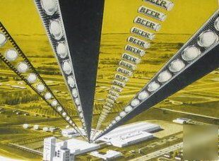Us rubber steepgrade conveyor belts miller beer-1956 ad