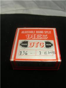 New 1 1/8 - 16 hs adjustable round by dtc brand in box