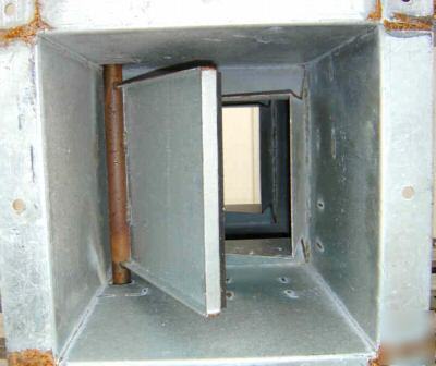 12â€ square pneumatic double dump gate valve (4172 4173)