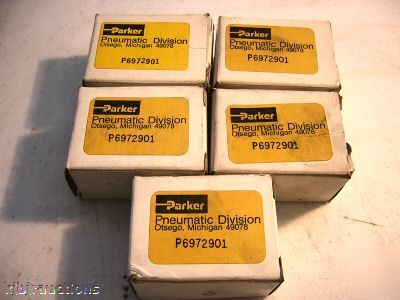 5 parker pneumatic P6972901 coils 