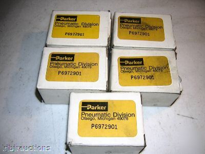 5 parker pneumatic P6972901 coils 