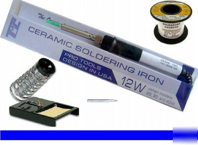 New ceramic soldering iron 12W station kit, wholesale