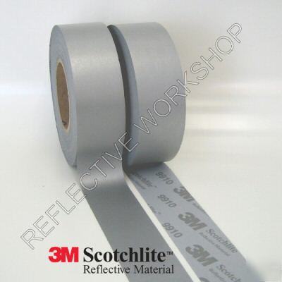 3M 9910 silver reflective material fabric tape 50MM 20M