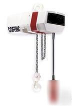 Coffing 2 ton electric chain hoist & motorized trolley