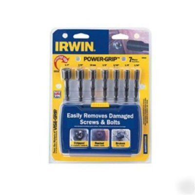  irwin 7 pc screw & bolt extractor set #394100