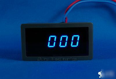 3 digital blue led ac 0~700V volt panel meter