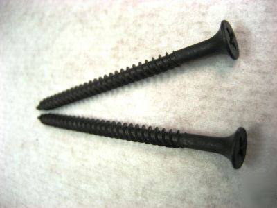 6 x 1-1/4 phillips fine thread drywall screws blk 5LBS