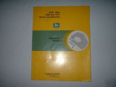 John deere mower conditioner operators manual