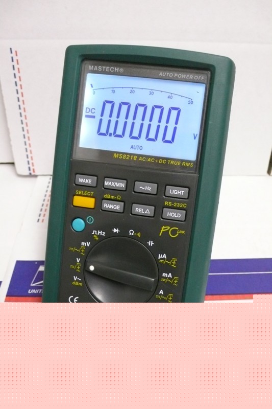 Pc-link auto range true rms digital multimeter MS8218