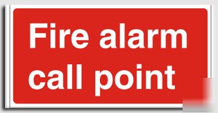 Fire alarm call point sign-s. rigid-400X200MM(fi-007-rp