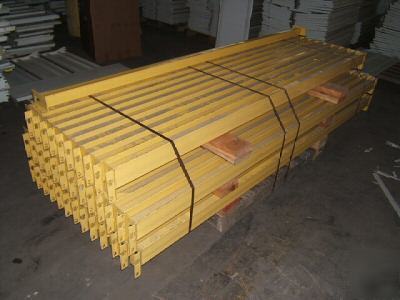 9 sections 14'h pallet racks racking t-bolt