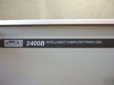Fluke 2400B intelligent computer front end