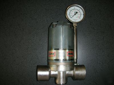 Aro back pressure material regulator