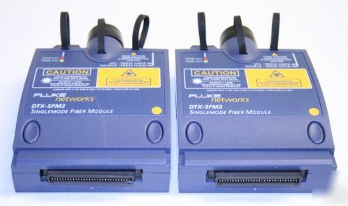 Fluke dtx-sfm 2 fiber modules 4 dtx-1200 dtx-1800 dtxlt