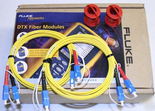 Fluke dtx-sfm 2 fiber modules 4 dtx-1200 dtx-1800 dtxlt